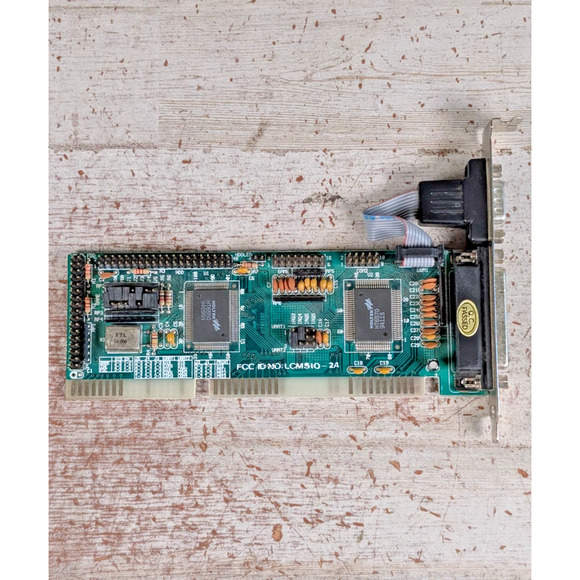 Holtek Floppy IDE Multi-IO Controller SIO-2A LCMSIO-2A DE9/DB9 DB25 ISA 16-Bit - Picture 1 of 8